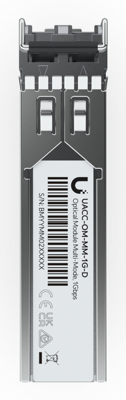 Ubiquiti SFP-Transceiver – 1 Gbit/s, Multimode LC (UPC), 850 nm, bis 550 m – Silber