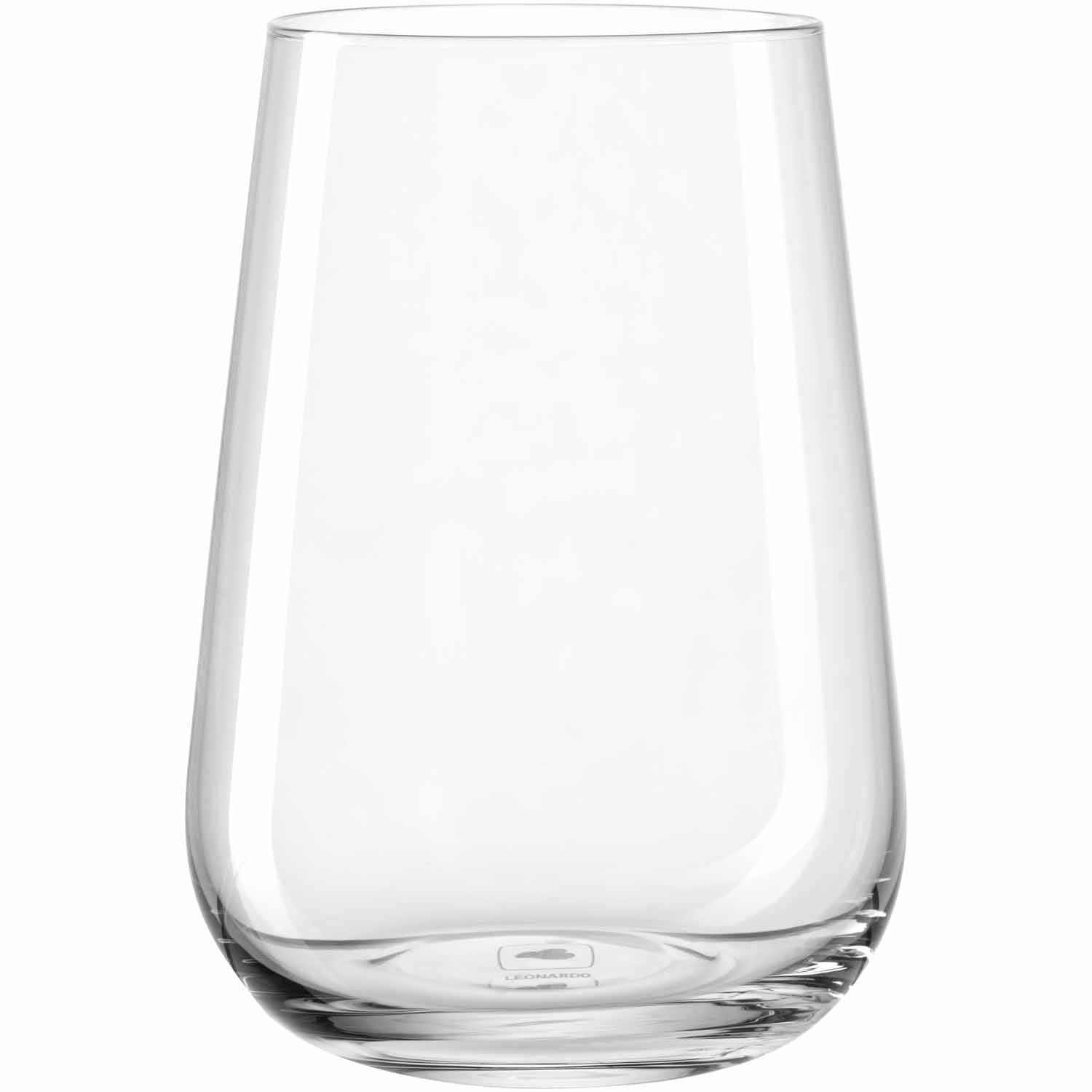 LEONARDO Trinkglas Paladino – 6er Set, 370 ml, Ø 7,8 cm, H 11,5 cm, Kristallglas, spülmaschinenfest
