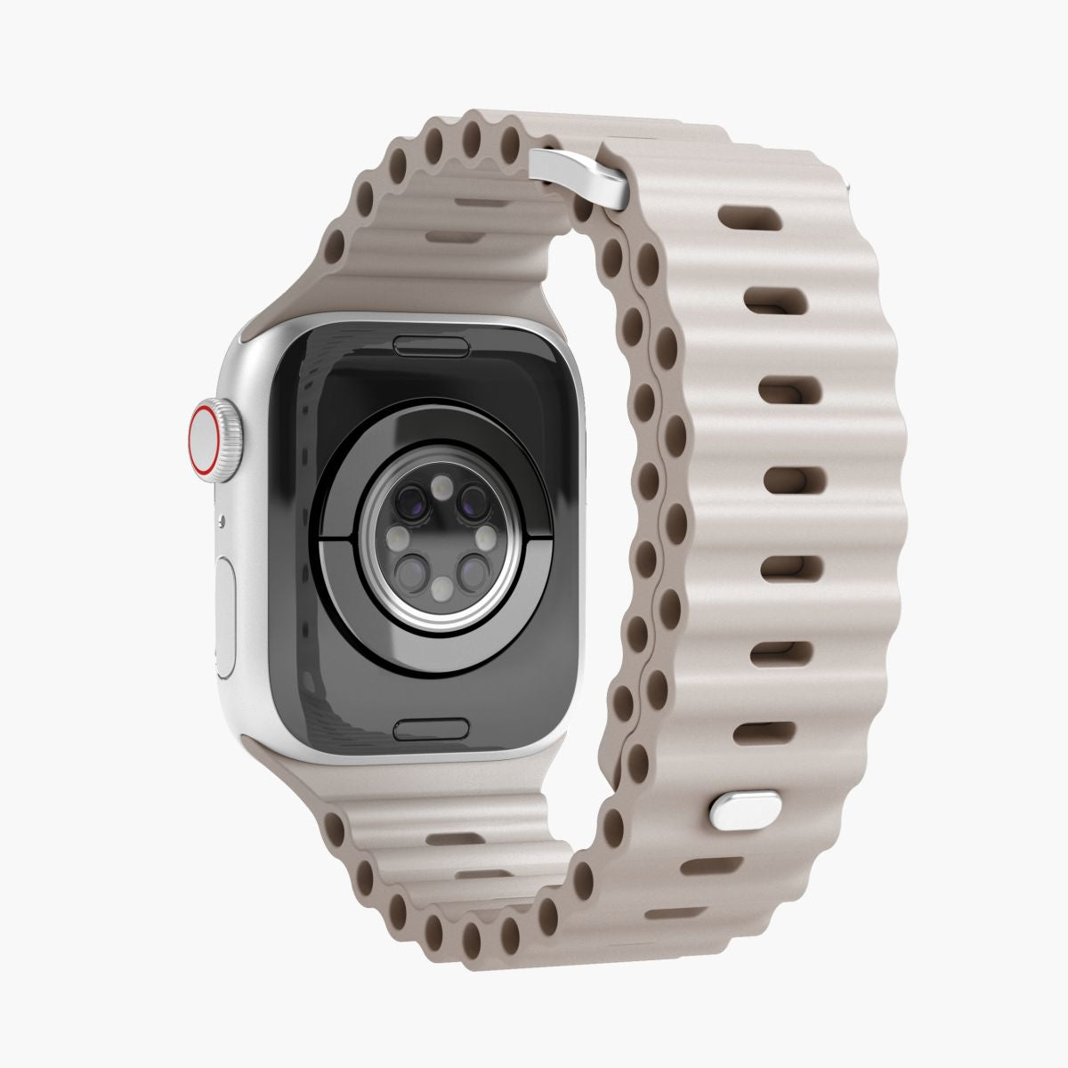 Vonmählen Wave Band Cream – Armband – für Apple Watch 38/40/41 mm, Elastomer (TPR)