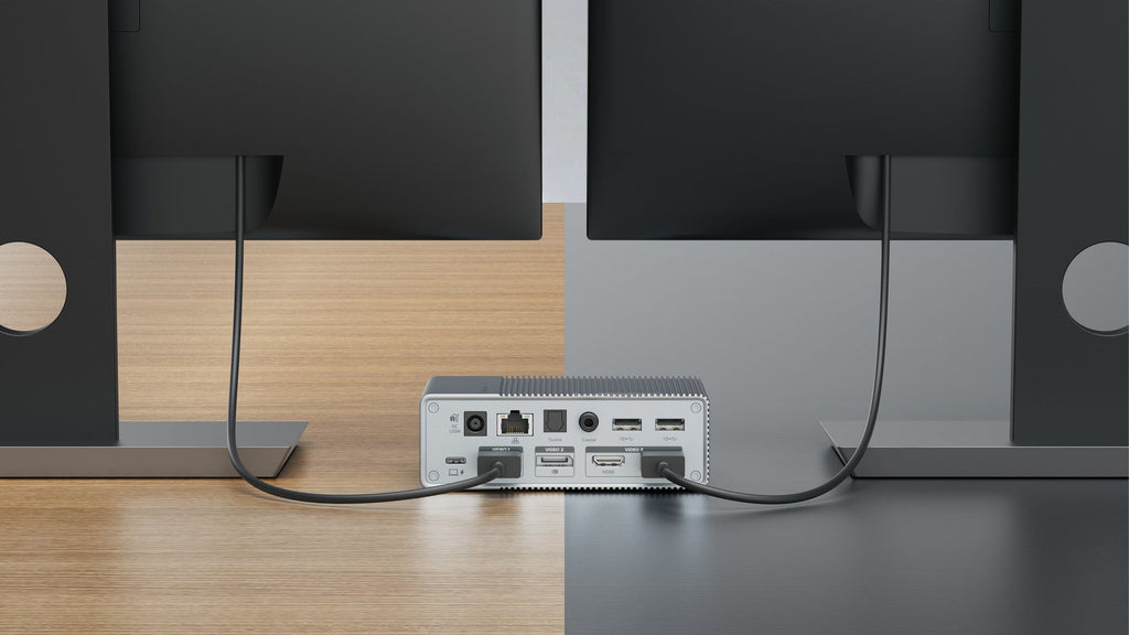 HYPER HDG215-EU Dockingstation – USB-C, 2× DP, 2× HDMI, 3× USB-A, 2× USB-C, 100 W PD, GbE, für Windows/Mac/iPad