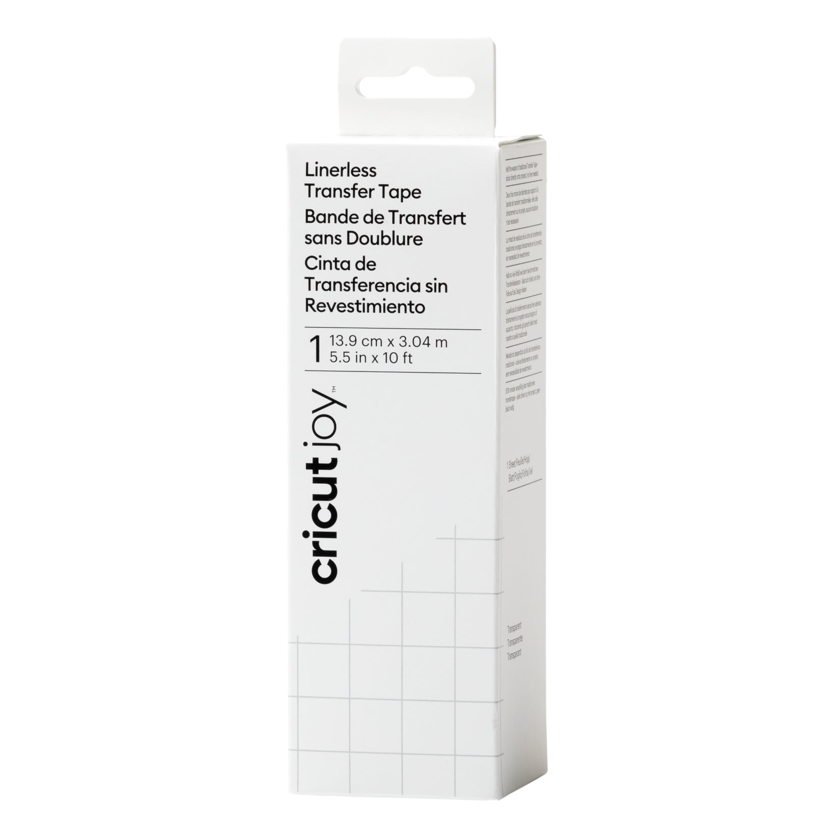 Cricut Transferpapier – für Cricut Joy – 13,9 cm × 3,04 m – Transparent