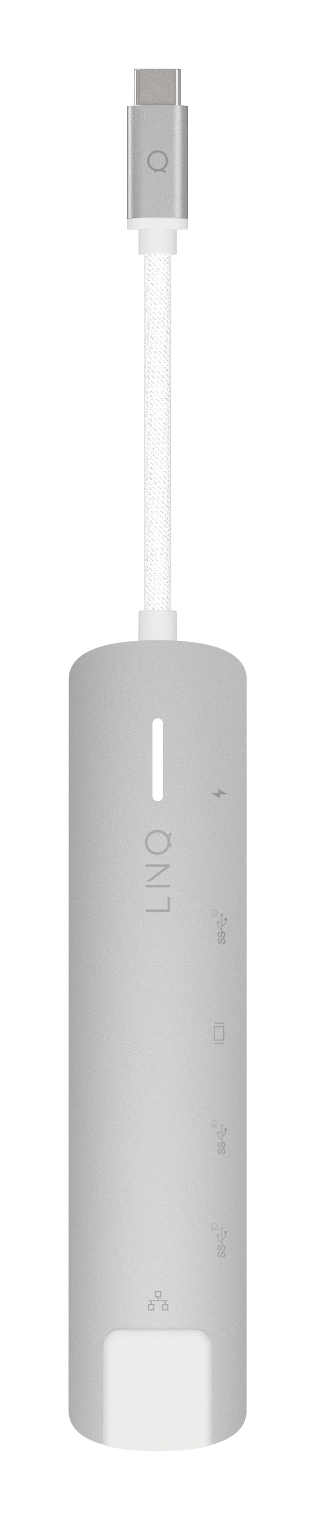 LINQ ProConnect 6in1 Multiport-Adapter – USB-C, 1× HDMI, 1× USB-A, 140 W PD, 2,5GbE