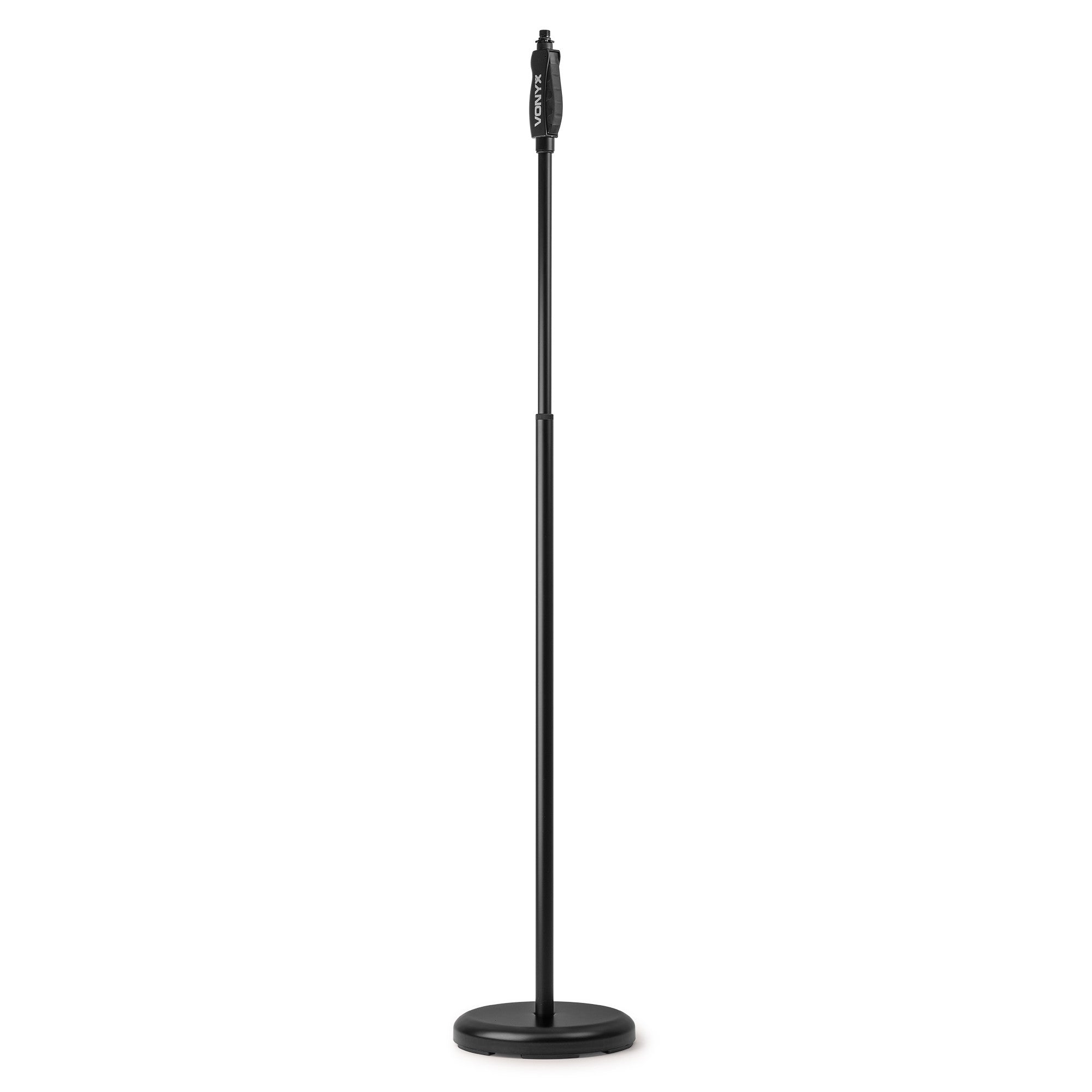 Vonyx MS110 – Mikrofonständer, Bodenstativ, 108–165 cm, 5/8" – Schwarz