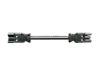 Bachmann Netzkabel, GST18i3 auf GST18i3, 2 m, Schwarz