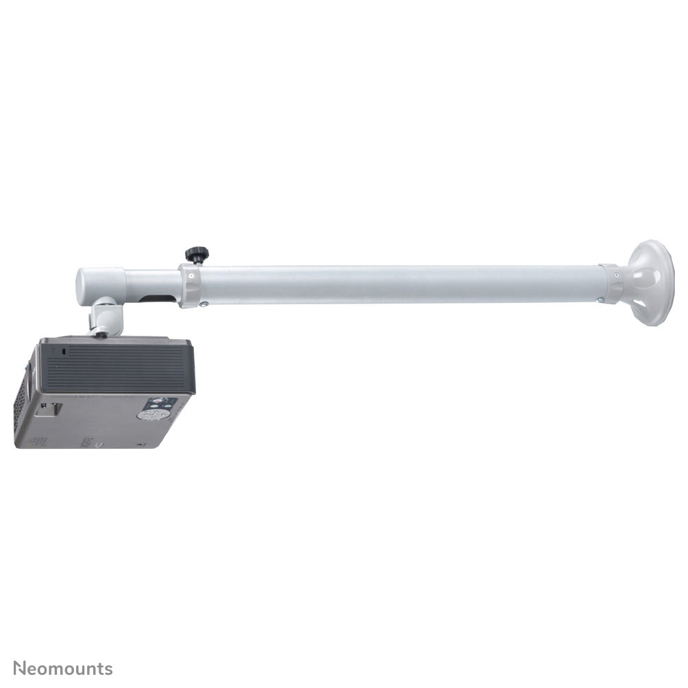 Neomounts Projektor-Deckenhalterung – 73,0–123,0 cm, 12 kg, schwenkbar, Silber
