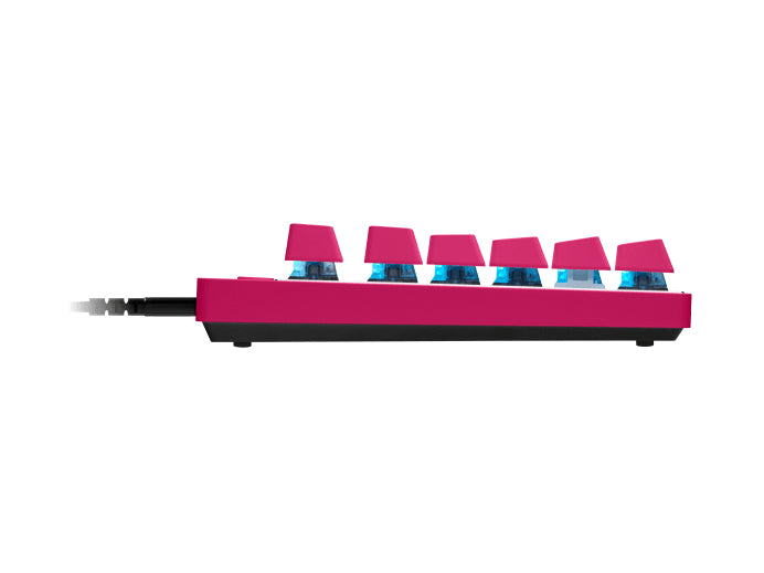 Logitech G PRO X TKL Rapid – Gaming-Tastatur – kabelgebunden, USB – RGB – QWERTZ (CH) – Magenta