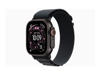 Apple Watch Ultra 3 (2025) – Smartwatch – 49 mm, LTE, OLED, Saphirglas, 100 m, Schwarz Titan, Alpine Loop (S)