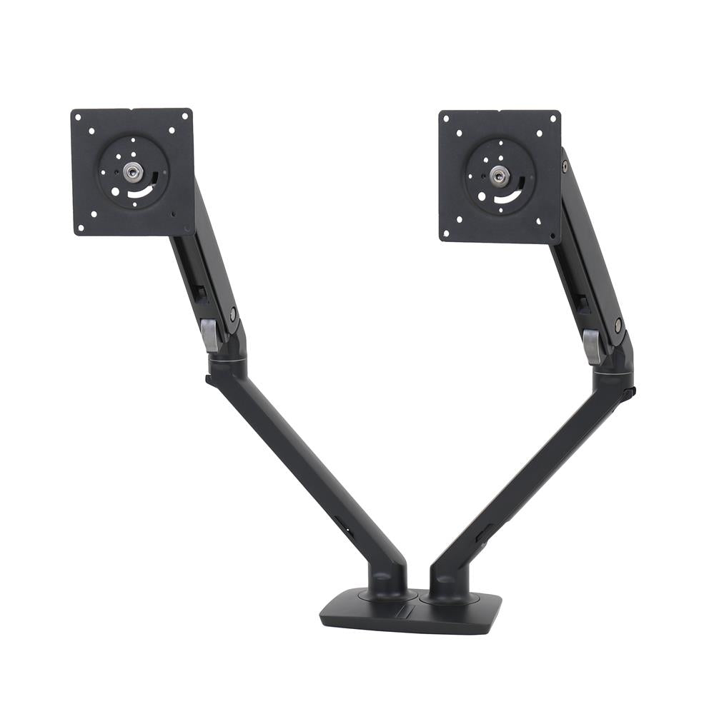 Ergotron MXV – Monitorarm, Dual, Tischklemme, Schwarz
