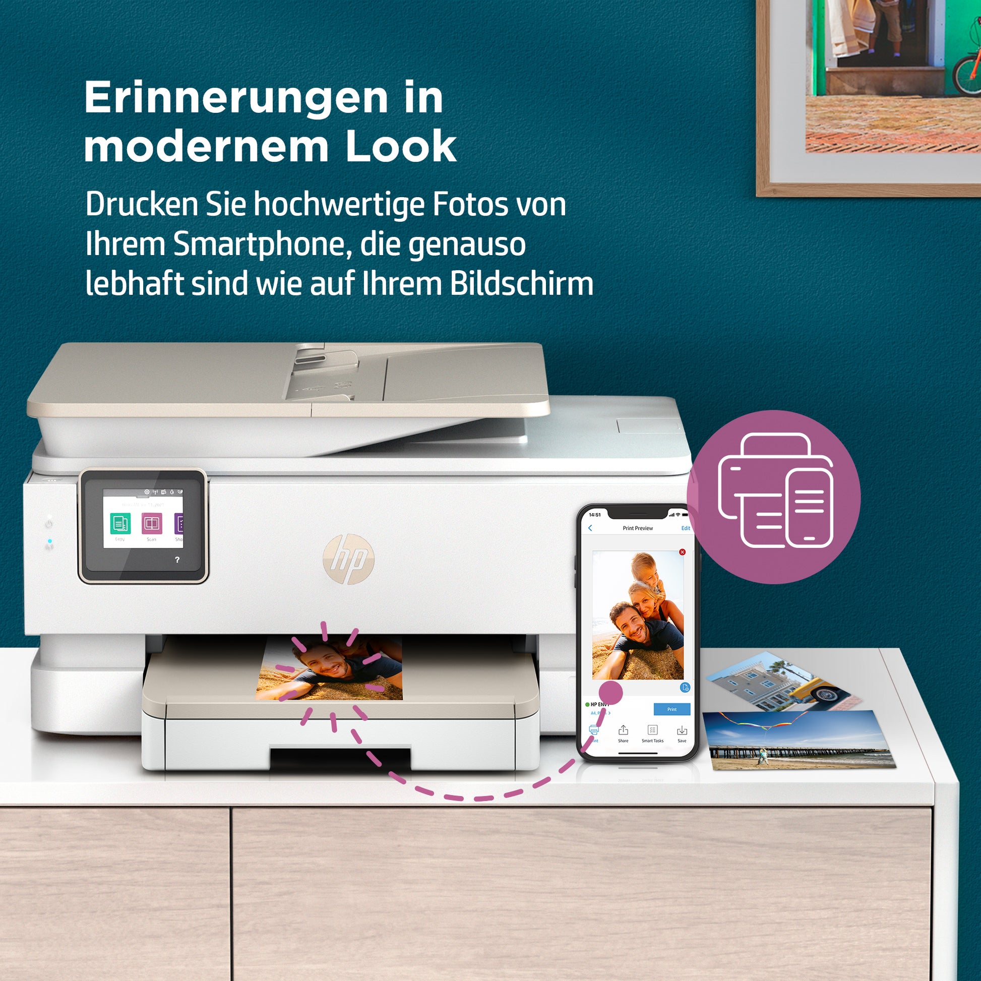 HP ENVY INSPIRE 7920E – Farbiges Tintenstrahl-MFP A4, 3-in-1