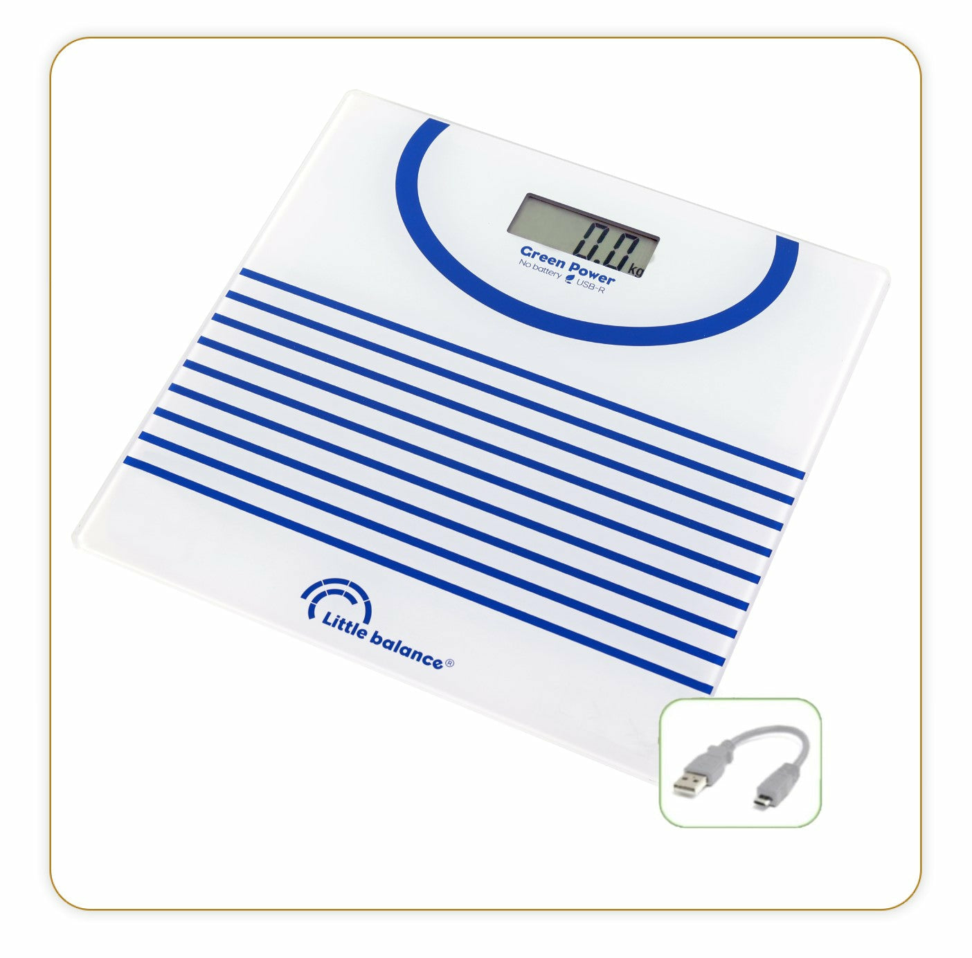 Little Balance Digitale Personenwaage 8655 – Glas – 180 kg