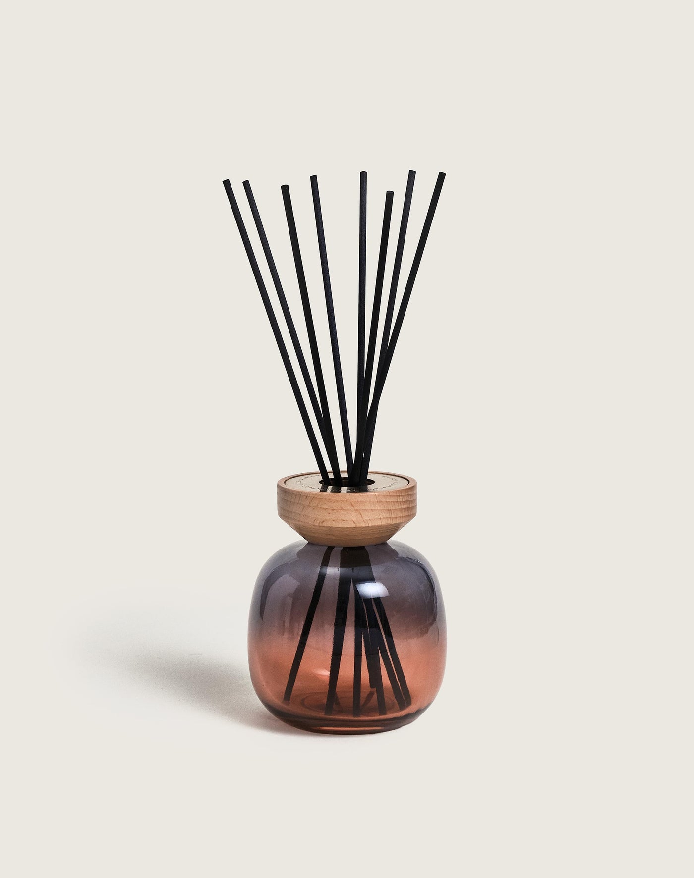 Maison Berger Paris Duftbouquet Wood – Duftlampe, Glas, Rot, 8 × 8 × 24 cm
