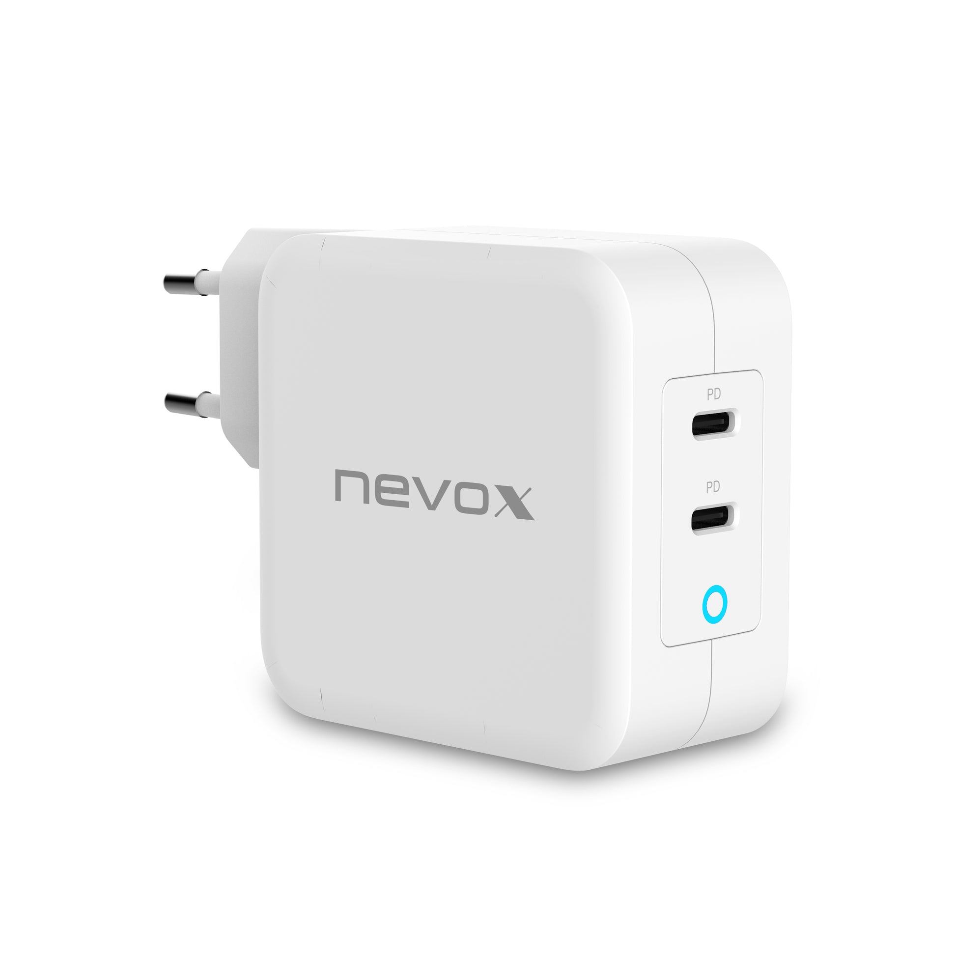 nevox Ladegerät – 100 W, 2× USB-C, PD