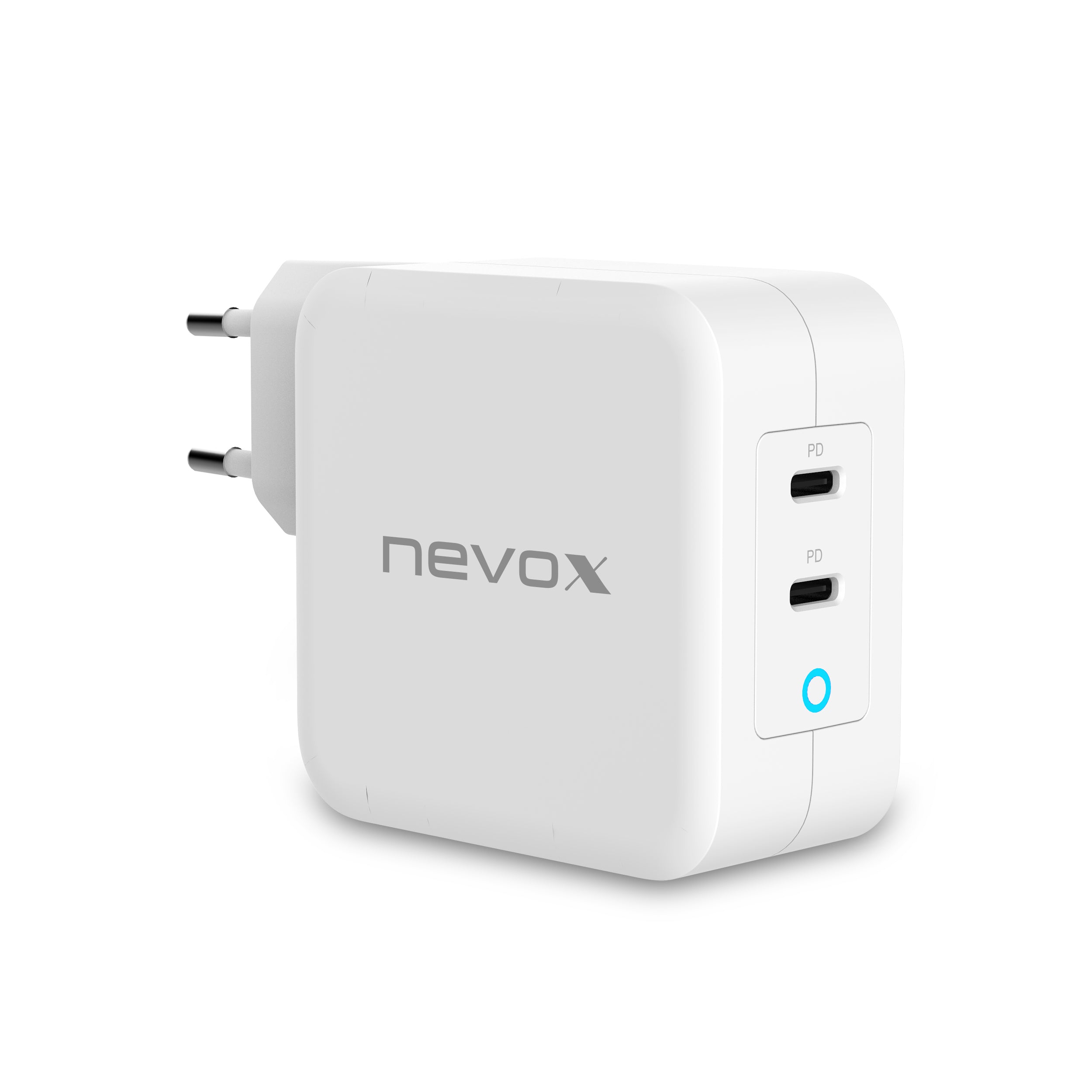 nevox Ladegerät – 100 W, 2× USB-C, PD
