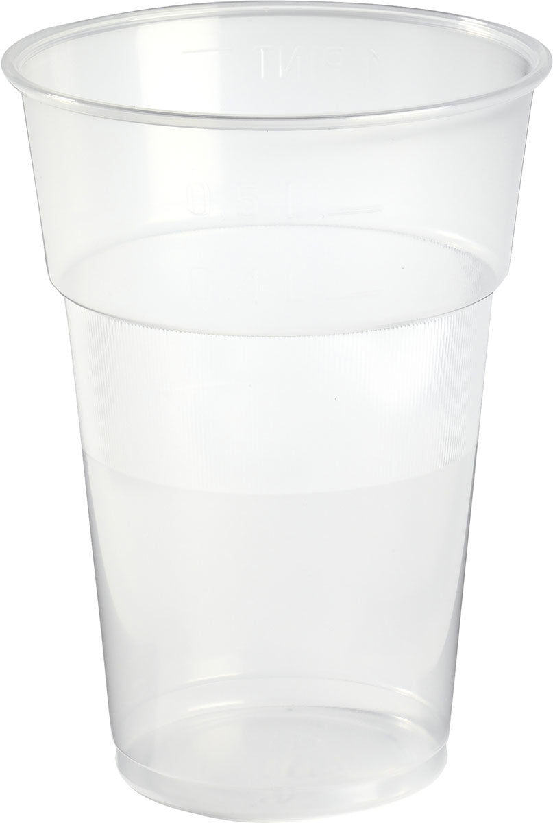 Duni Bierbecher, SAN-Kunststoff – 6,3 dl – Transparent – 50 Stk.