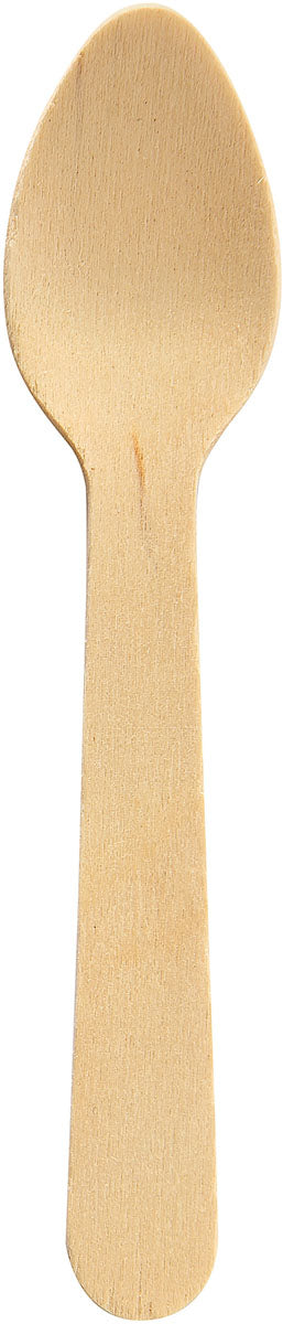 Duni ecoecho Kaffeelöffel Birkenholz – 11 cm, braun, 100 Stück