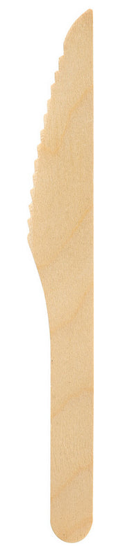 Duni Messer Birkenholz – 16 cm, braun, 100 Stück