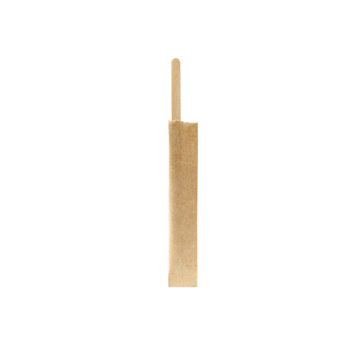 Duni Rührstäbchen Birkenholz – 11 cm, einzeln verpackt, braun, 100 Stück