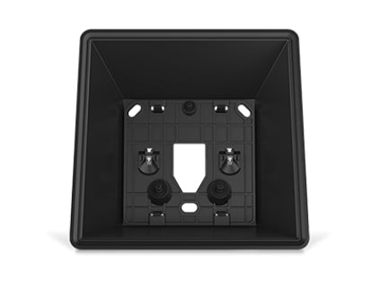 2N Aufputz-Halterung – für 2N Indoor Compact, 2N Indoor View, Schwarz