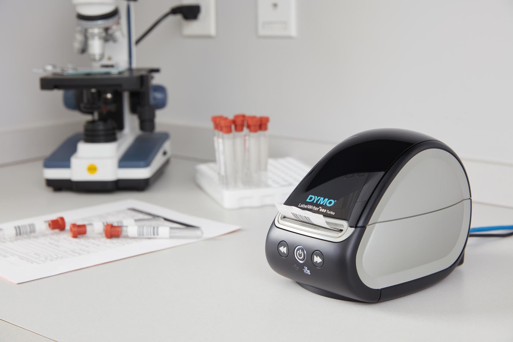 DYMO 550 Turbo – Etikettendrucker, Thermodirekt, für LabelWriter-Etiketten bis 56 mm, USB, 300 dpi