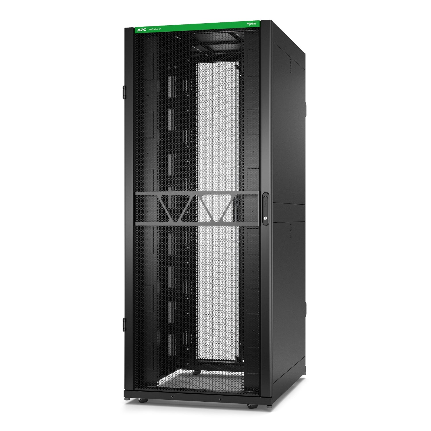 APC NetShelter SX – 19" Netzwerkschrank 42U, abschliessbar, 800 × 1'070 × 1'991 mm, schwarz