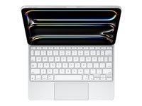 Apple Magic Keyboard – Tastatur, US-Layout (EN), mit Touchpad, Weiss – für iPad Pro (11", M5)