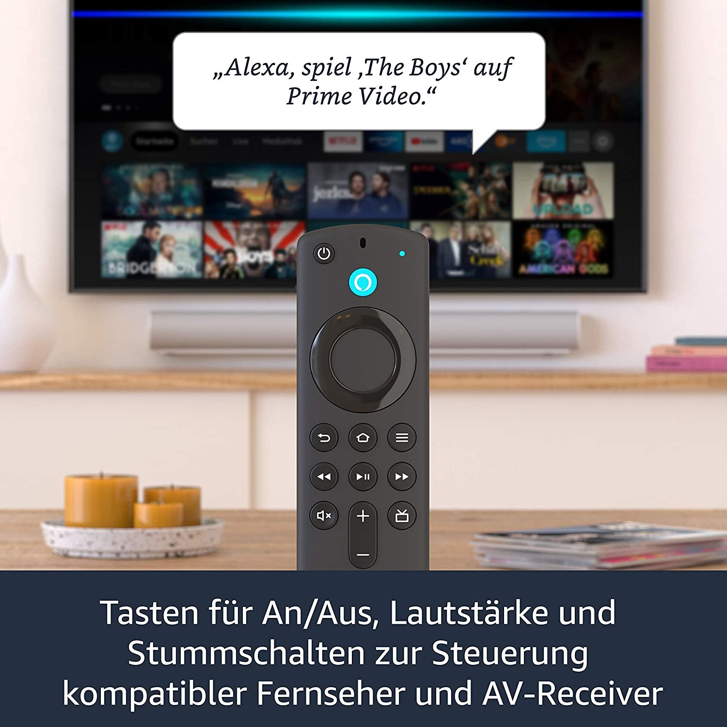 Amazon Fire TV Stick (2021) Streaming-Stick – Full HD, Fire OS, Bluetooth – Schwarz