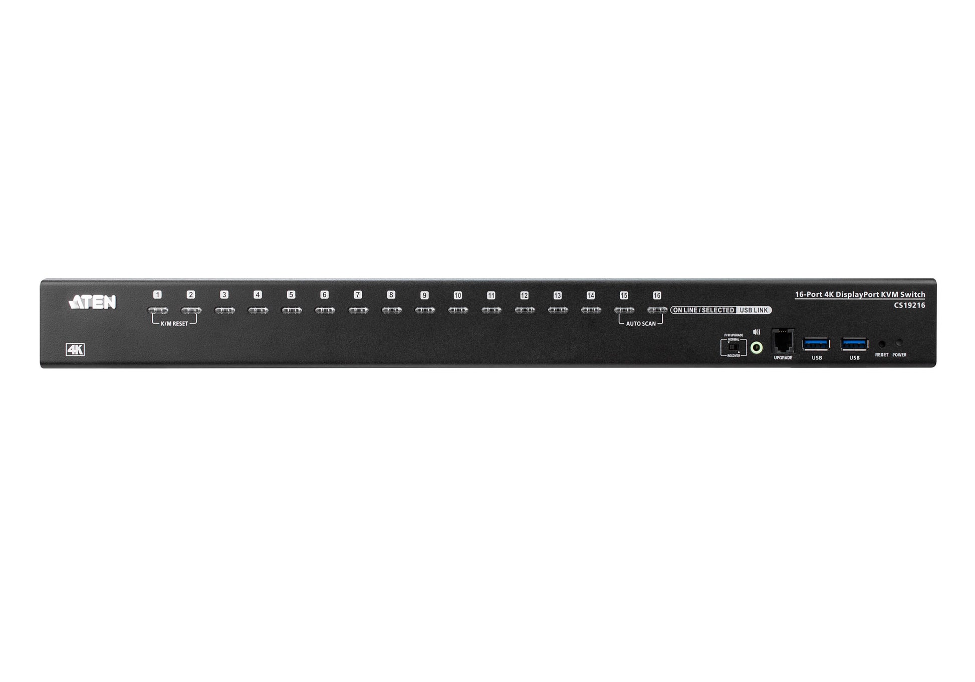 ATEN KVM-Switch, DisplayPort/USB 3.2 Gen 1, 4K (4096 × 2160)