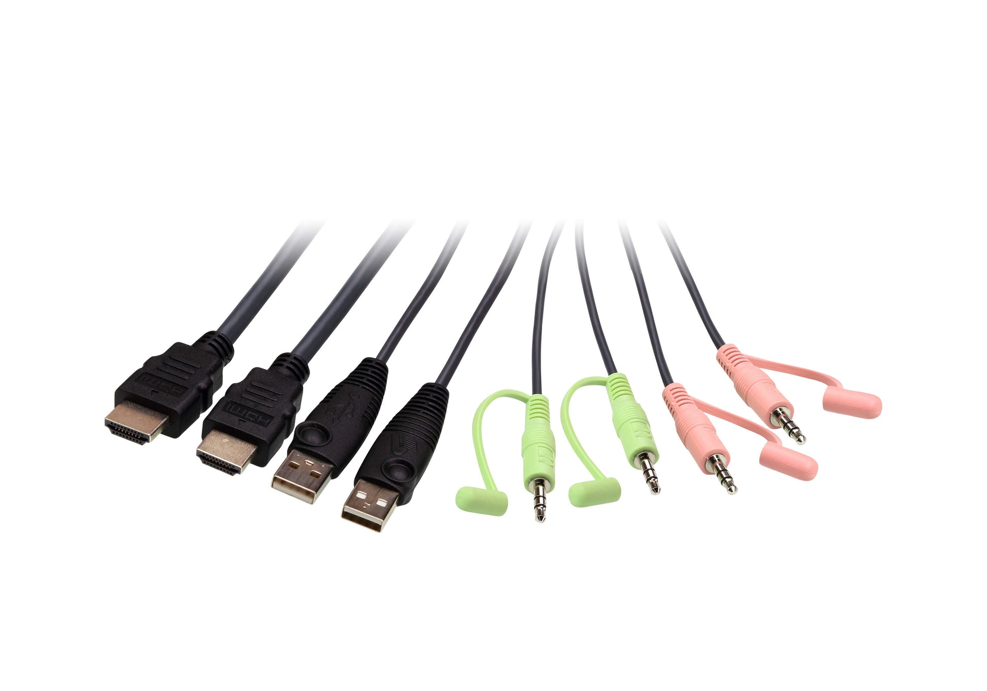 ATEN 2-Port HDMI KVM-Switch – 4K/60 Hz, USB-Hub, Audio, Desktop