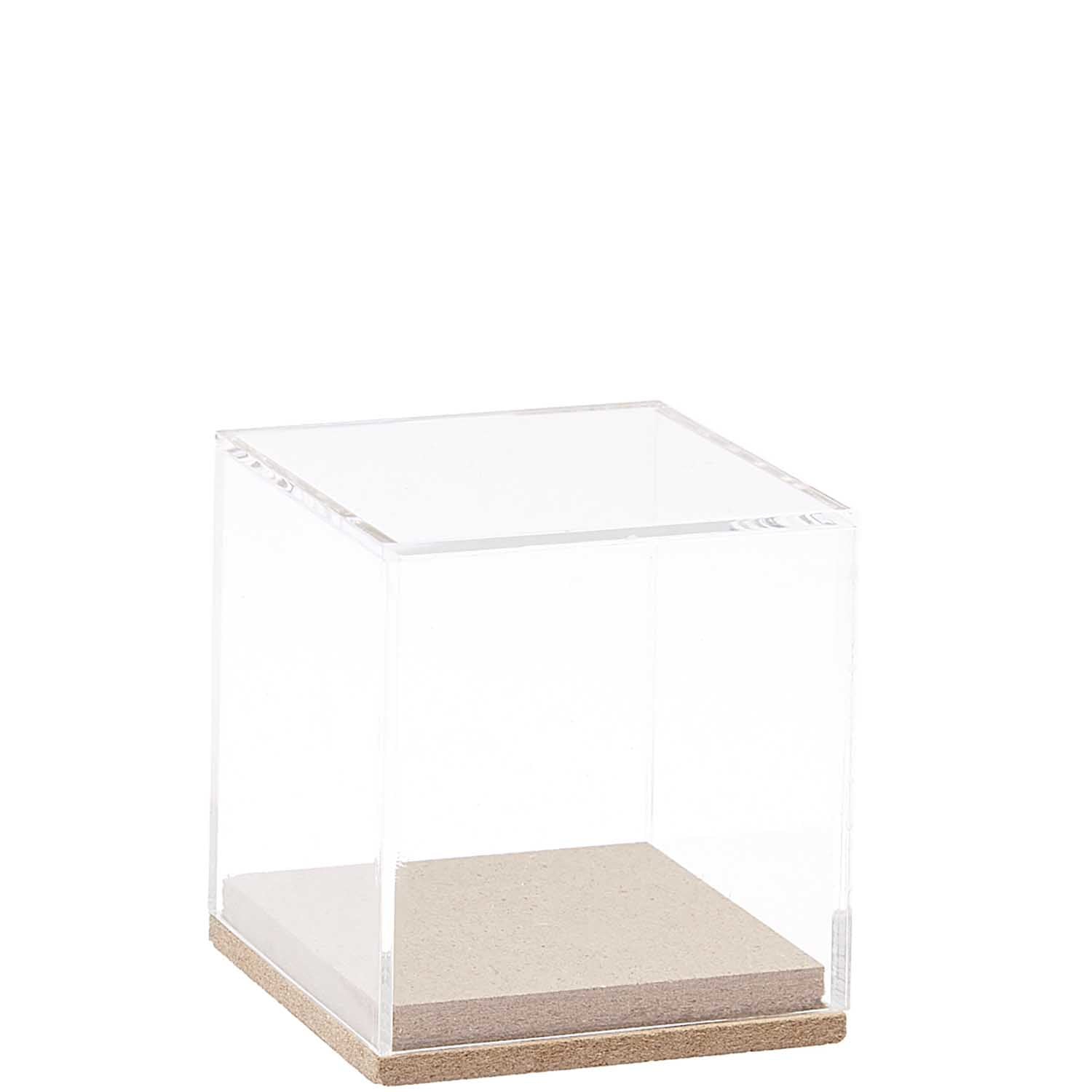 Rico Design Dekohaube – 60 × 65 × 60 mm – Acryl/MDF – Transparent