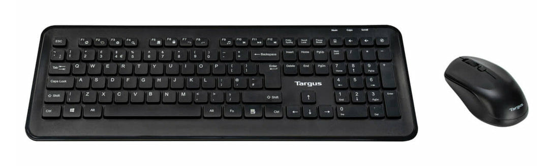 Targus Tastatur, kabellos (2,4 GHz), UK-Layout (EN), Fullsize (mit Ziffernblock)