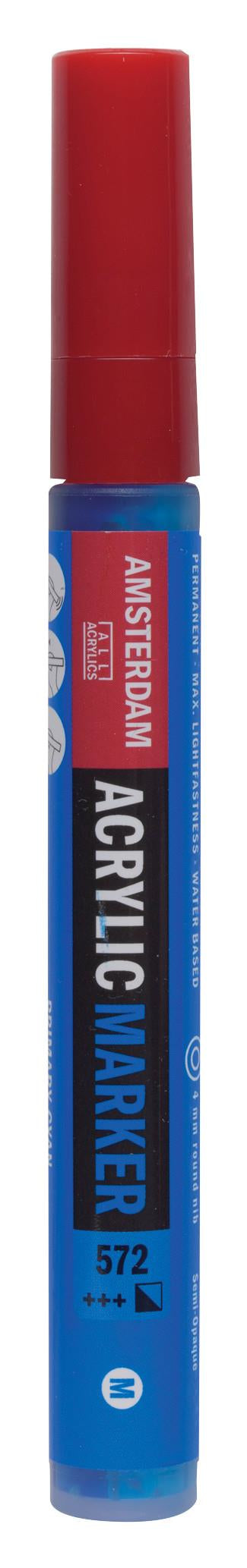 Royal Talens Acrylic Marker für Permanent-Marker – Primärcyan
