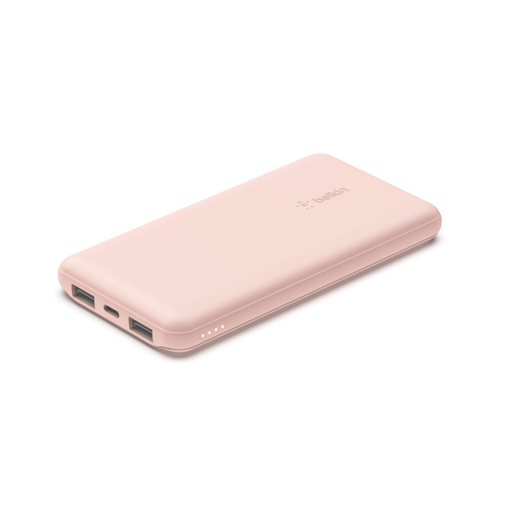 Belkin Powerbank 10000 mAh, USB-A, USB-C, Rosa