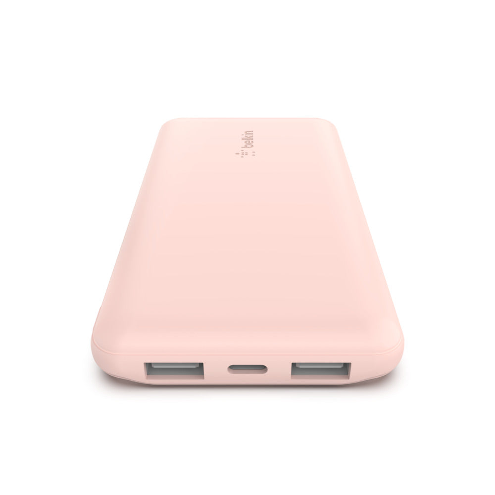 Belkin Powerbank 10000 mAh, USB-A, USB-C, Rosa
