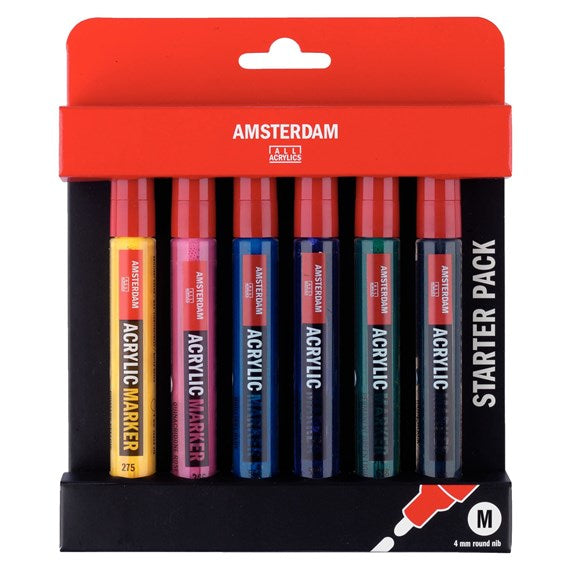 Royal Talens Permanent Marker – sortiert, 6er Pack