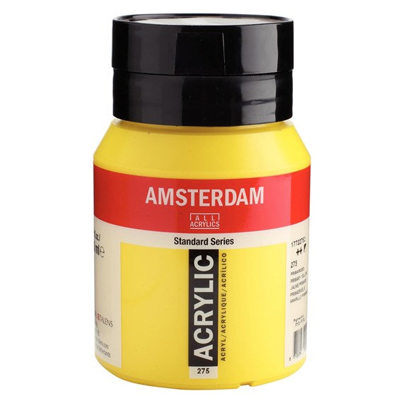 Royal Talens Amsterdam – Acrylic Standard – Acrylfarbe – Primärgelb, 500 ml