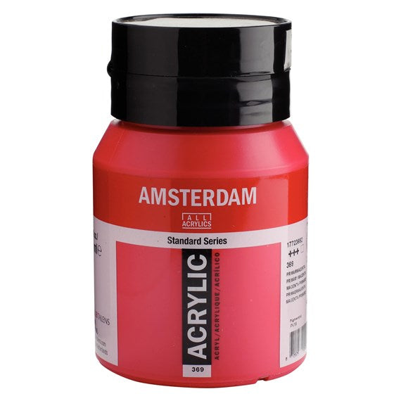 Royal Talens Amsterdam – Acrylic Standard – Acrylfarbe – Primärmagenta, 500 ml