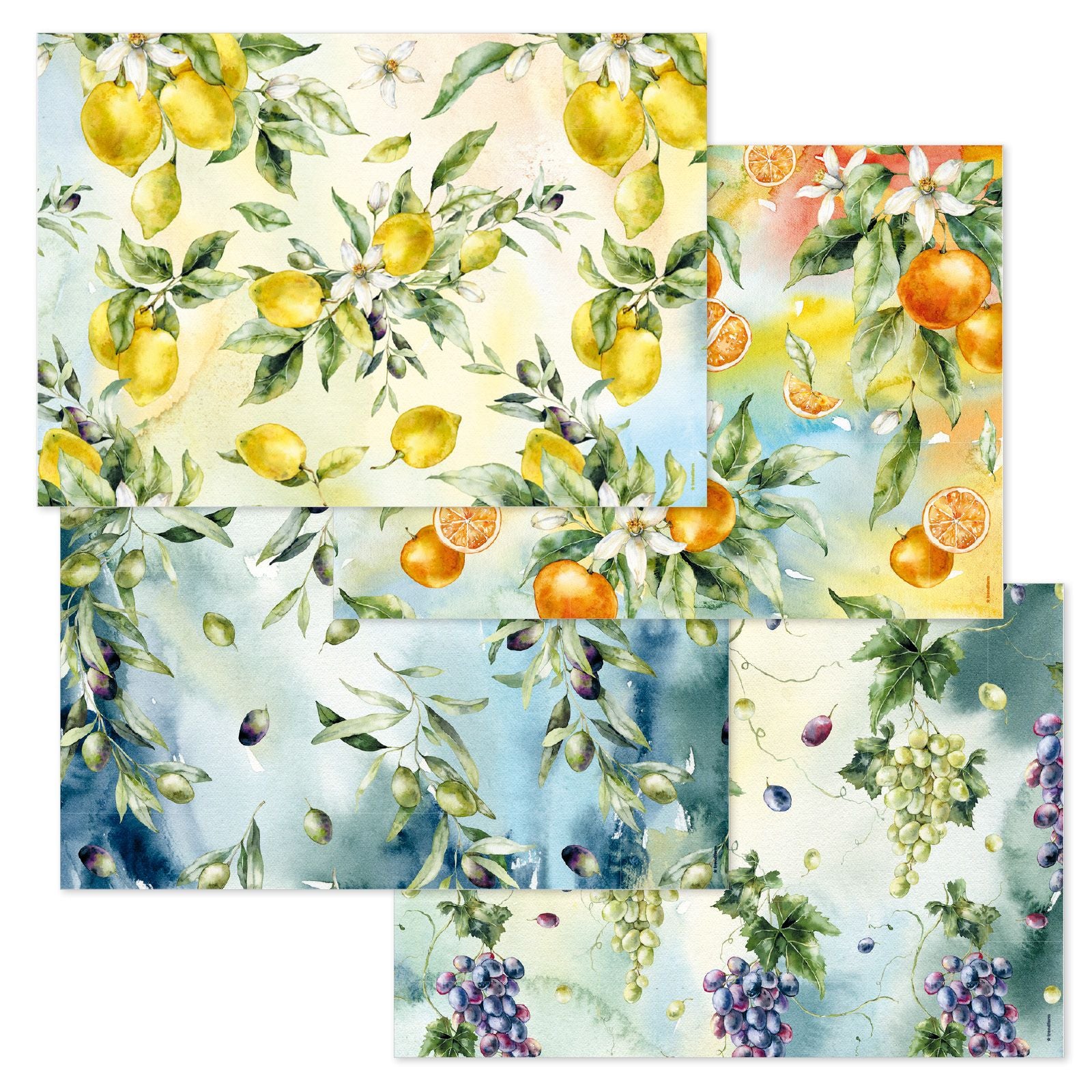 Trendform Tischset – 29,7×42 cm, 6er-Pack, Papier, Mediterrania, FSC