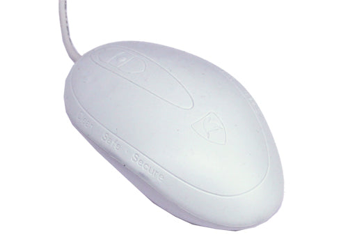 Seal Shield Scroll Wheel SSWM3 – Hygiene-/Medizin-Maus – Kabelgebunden (USB-A), IP68, Weiss