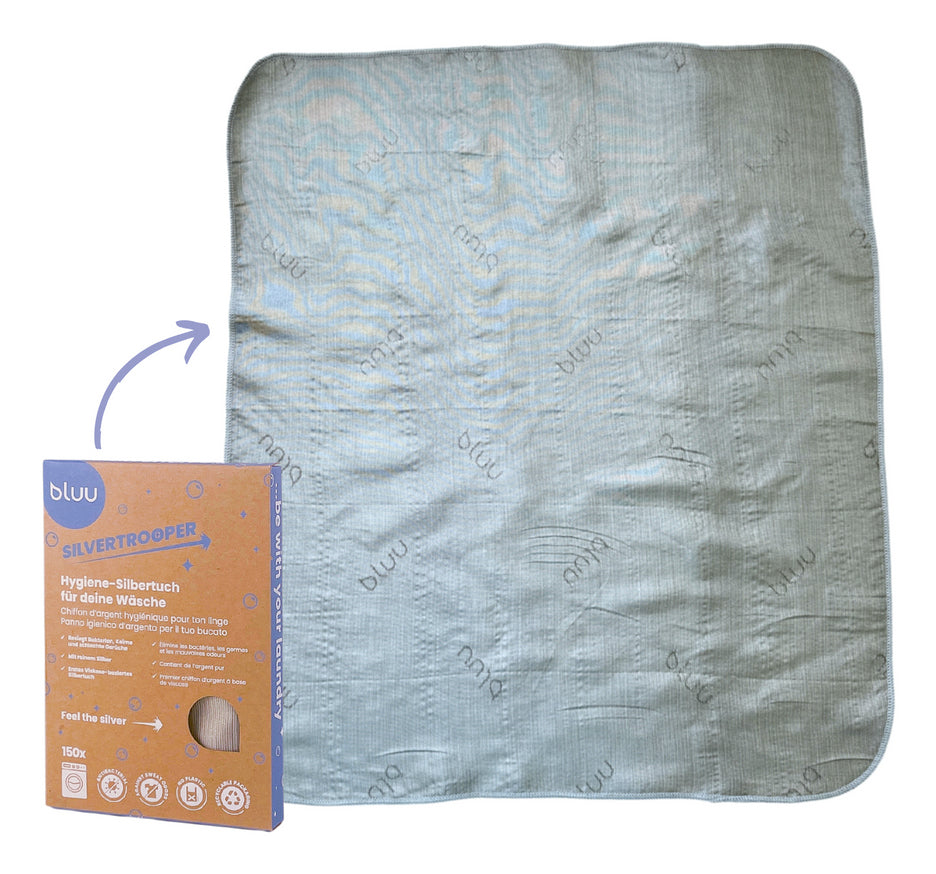 Bluu Silbertuch, parfümfrei, streifenfrei – für Wäsche, Silber, 1 Stück, eco:smart, eco:plus