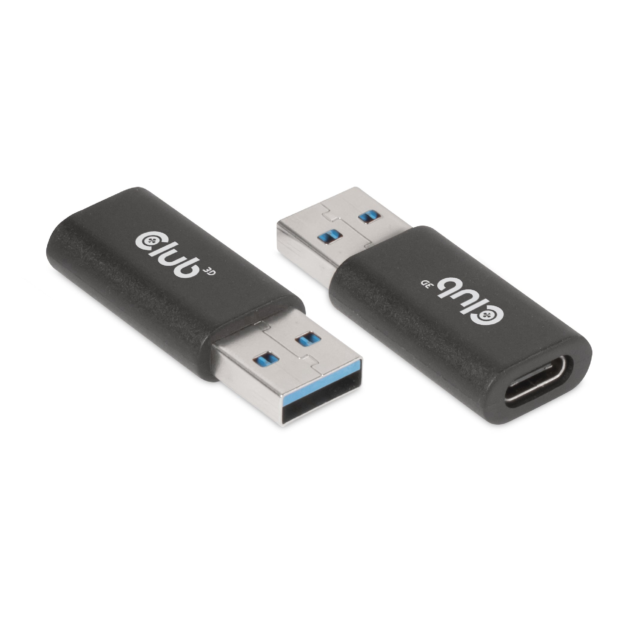 CLUB3D Club 3D – USB-Adapter USB-A auf USB-C – USB 3.2 Gen 1 (5 Gbit/s) – Schwarz
