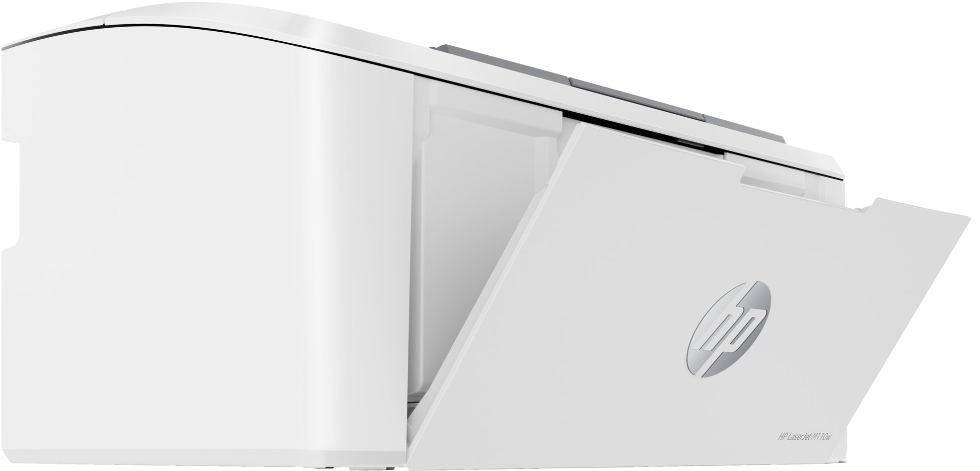HP LaserJet M110w – A4, S/W, 20 S./Min., 600 × 600 dpi, WLAN/LAN/USB, Papier: 150 Blatt