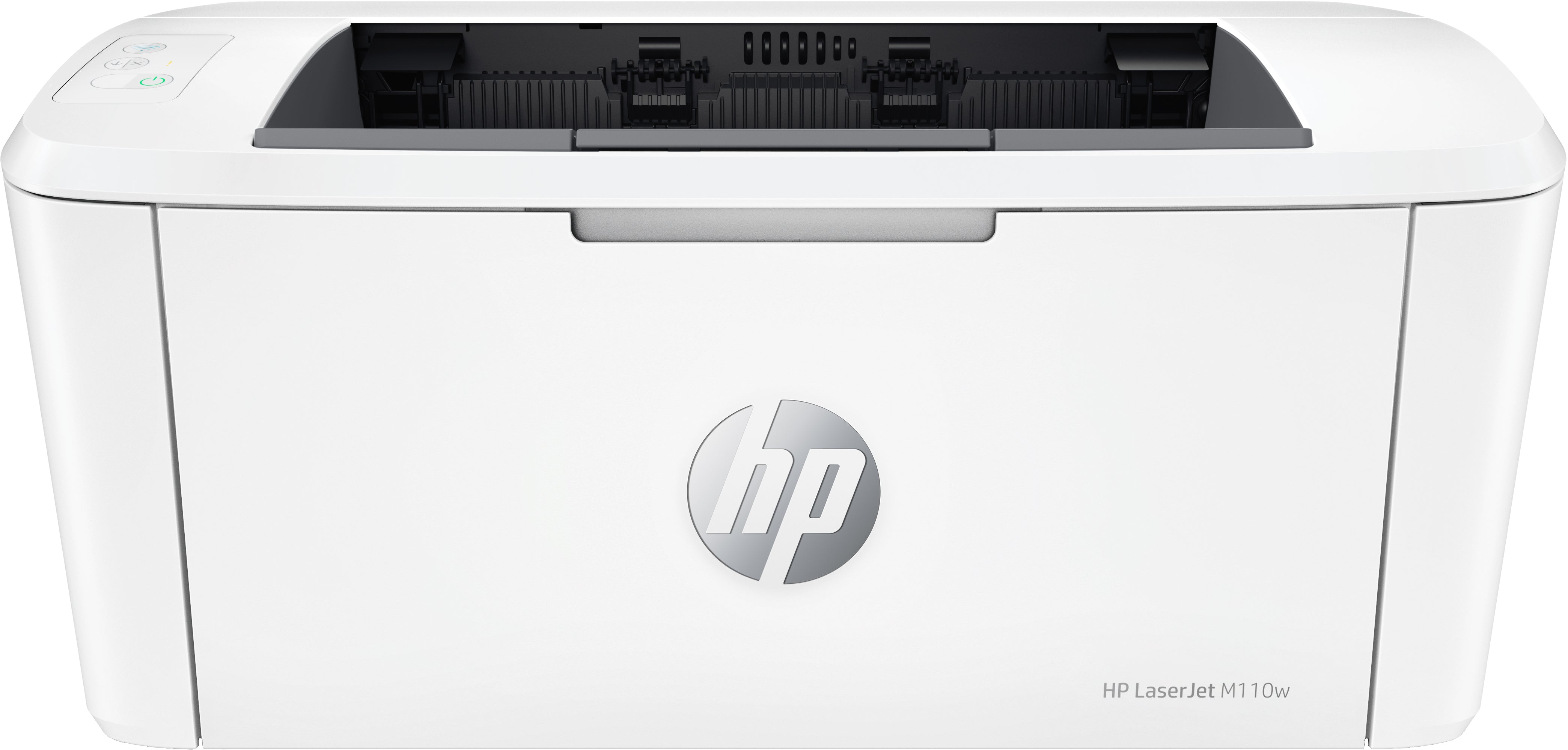 HP LaserJet M110w – A4, S/W, 20 S./Min., 600 × 600 dpi, WLAN/LAN/USB, Papier: 150 Blatt