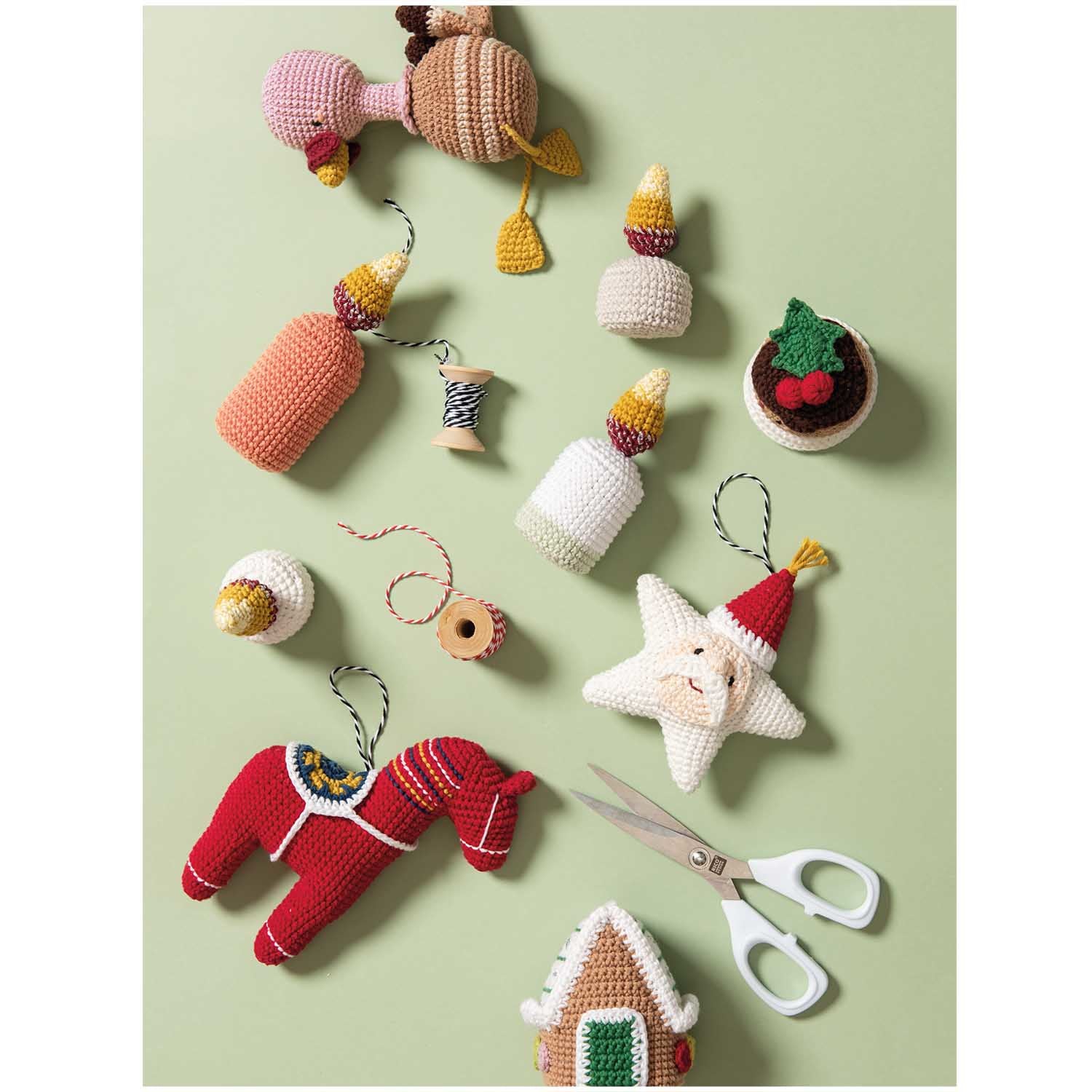 Rico Design Creative Ricorumi DK Garn Smaragdgrün – 25 g, 57,5 m, Nadel 4 mm, 100% Baumwolle