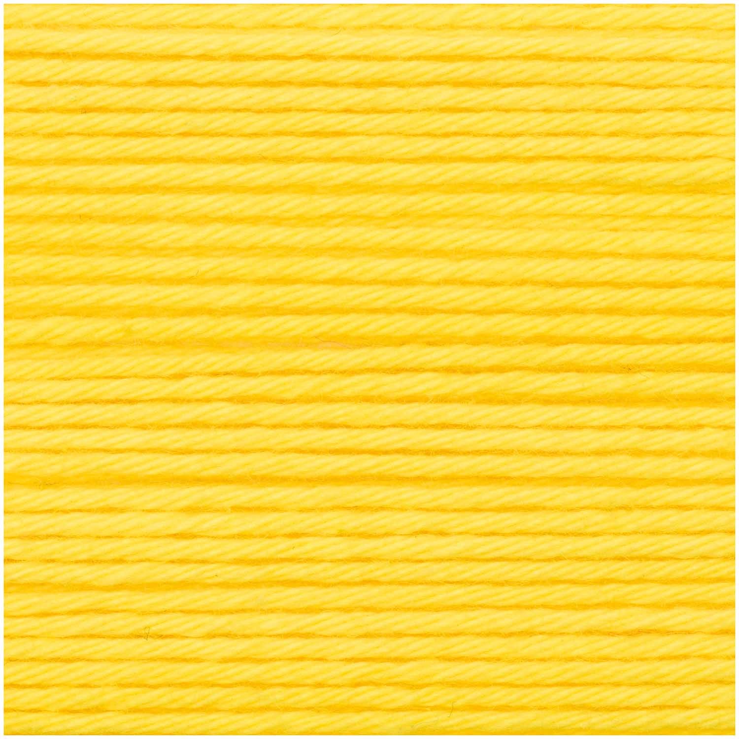 Rico Design Creative Ricorumi DK Wolle Baumwolle Gelb – 25 g, 57,5 m, Nadel 3 mm