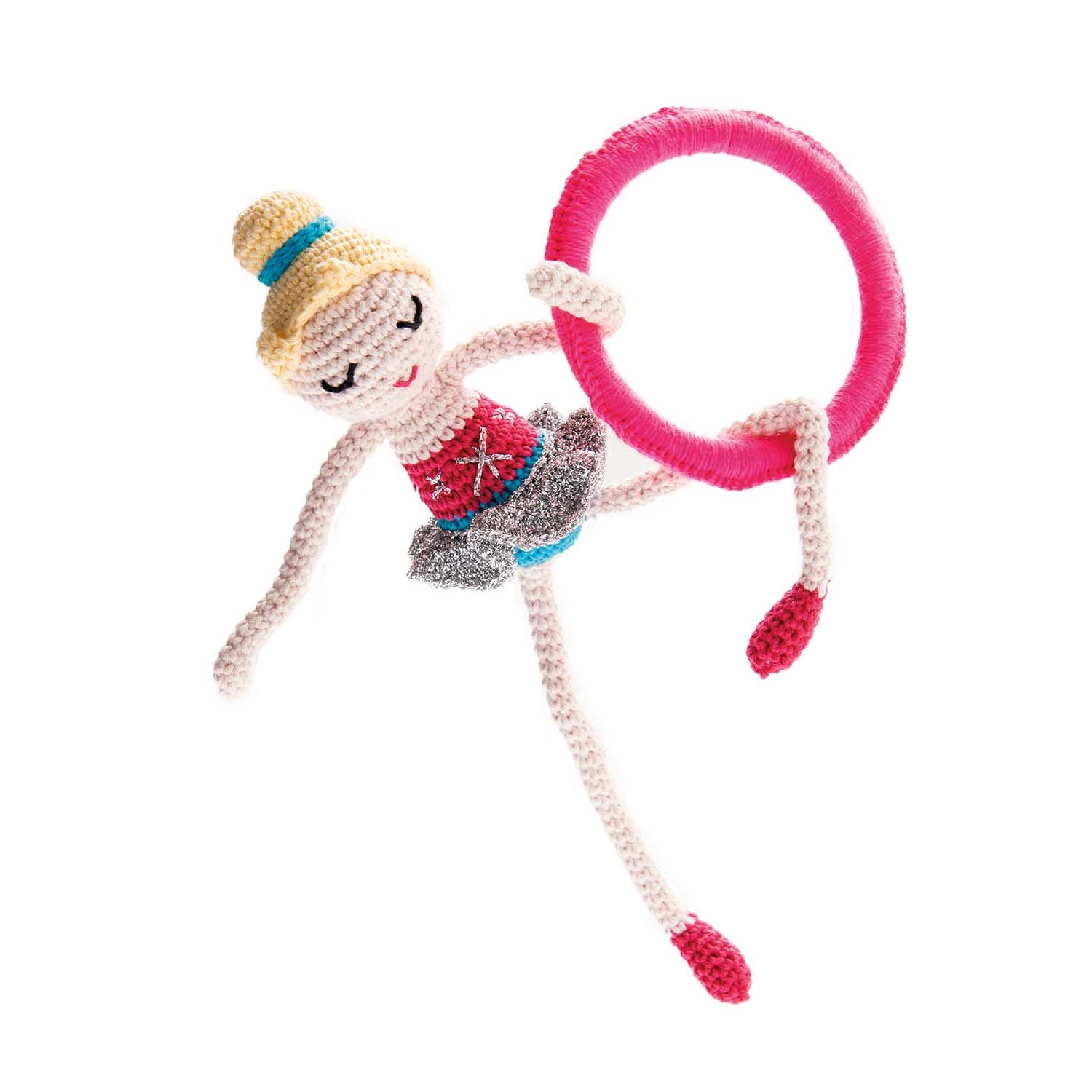 Rico Design Creative Ricorumi DK Wolle Hellrosa – 25 g, 57,5 m, Baumwolle, Ndl 4 mm, 1 Stk.