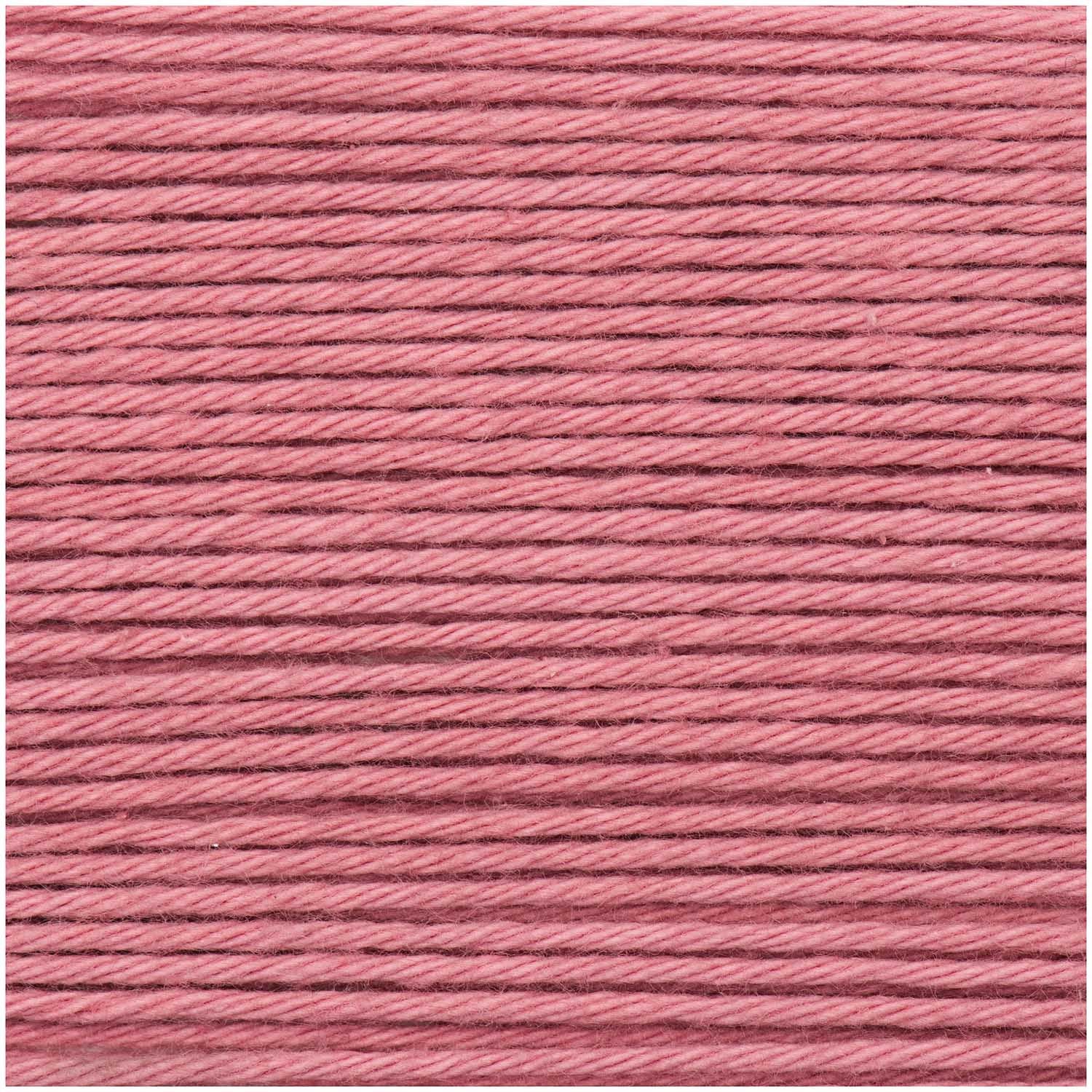 Rico Design Creative Ricorumi DK Wolle Altrosa – 25 g, 57,5 m, Nadel 3 mm, 100% Baumwolle
