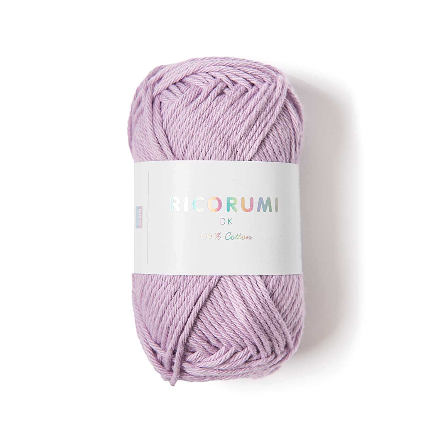 Rico Design Creative Ricorumi DK Wolle Flieder – 25 g, 57,5 m, Baumwolle, Nadel 4 mm, 1 Stk.