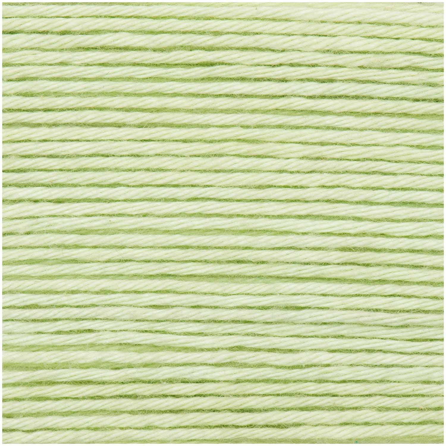 Rico Design Creative Ricorumi DK Wolle Hellgrün – 100% Baumwolle, 25 g, 57,5 m, Nadel 3 mm, 1 Stk.