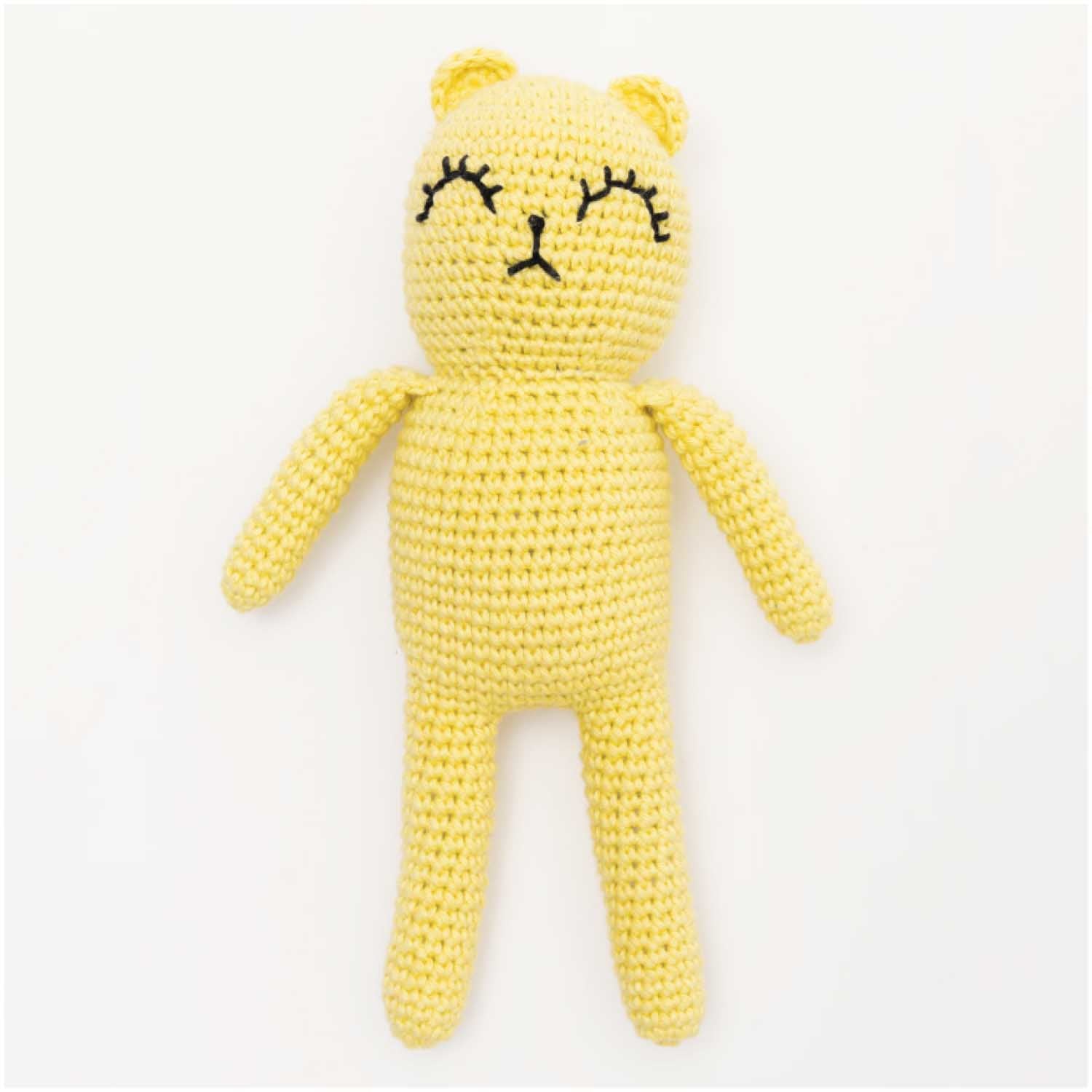 Rico Design Creative Ricorumi DK Wolle Hellgelb – 25 g, 57,5 m, Baumwolle, Nadel 3 mm, 1 Stk.