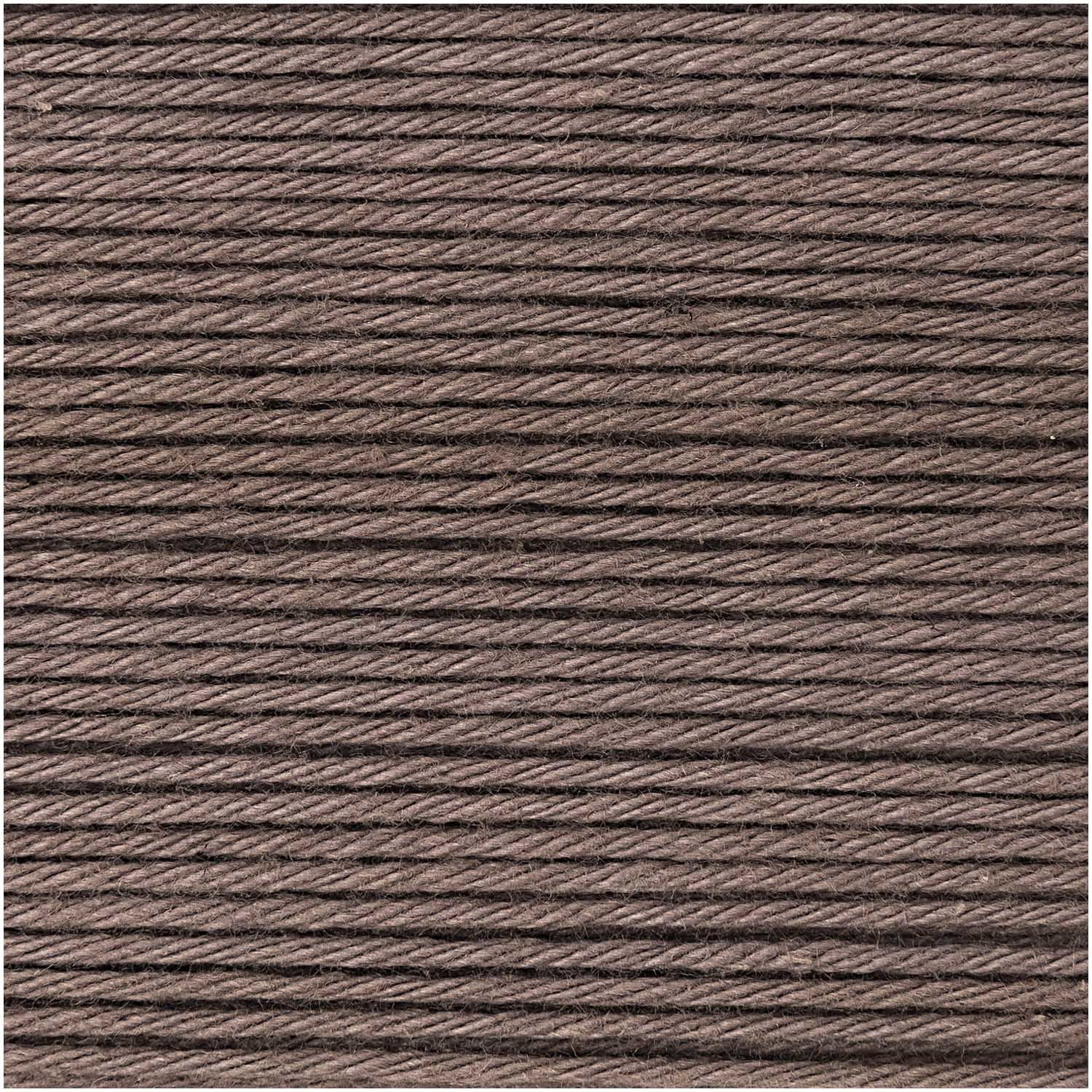 Rico Design Creative Ricorumi DK Garn Braun – Baumwolle, 25 g, 57,5 m, Nadel 3 mm, 1 Stk.